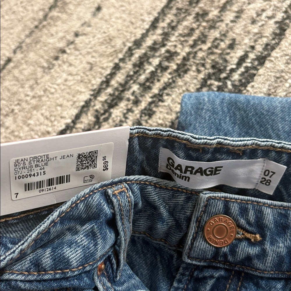 Garage '90s Straight Jeans‎ (Citrus Blue) - Picture 6 of 6